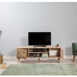 Mueble TV Truva-731 sonoma roble Practica Hogar