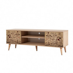 Mueble TV Truva-731 sonoma roble Practica Hogar