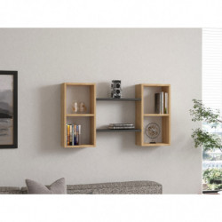 Estante de pared Bambi antracita zafiro Practica Hogar