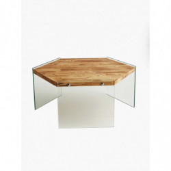 Mesa de centro Hexagon S304 roble Practica Hogar