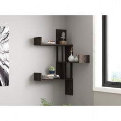 Estante de pared Bombe antracita Practica Hogar