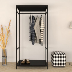Armario Safran-L655 negro Practica Hogar