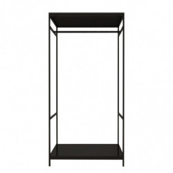 Armario Safran-L655 negro Practica Hogar