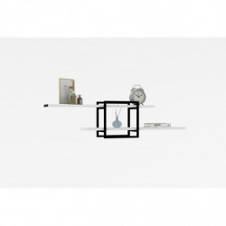 Estante de pared Mone blanco Practica Hogar