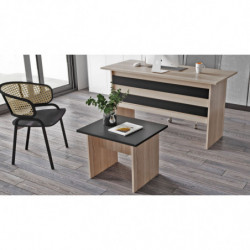 Mesa de centro Vario B roble negro Practica Hogar