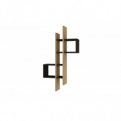 Estante de pared Emse zafiro roble antracita Practica Hogar