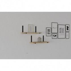 Estante de pared Lama roble zafiro Practica Hogar