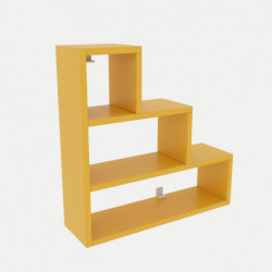 Estante de pared Piramit amarillo Practica Hogar
