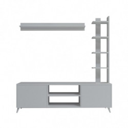 Mueble TV Menevish L3010 blanco Practica Hogar