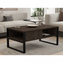 Mesa de centro Devon Orta antracita Practica Hogar