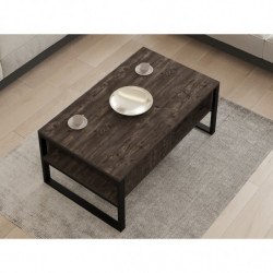 Mesa de centro Devon Orta antracita Practica Hogar