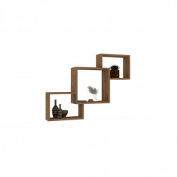 Estante de pared Silver nogal Practica Hogar