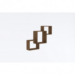 Estante de pared Silver nogal Practica Hogar