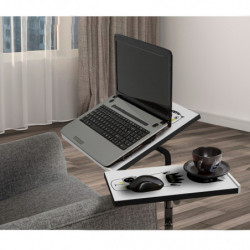 Escritorio de laptop Glen Cats blanco negro Practica Hogar
