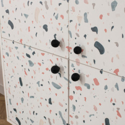 Mueble auxiliar Multilüx Terrazzo multicolor Practica Hogar