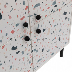 Mueble auxiliar Multilüx Terrazzo multicolor Practica Hogar