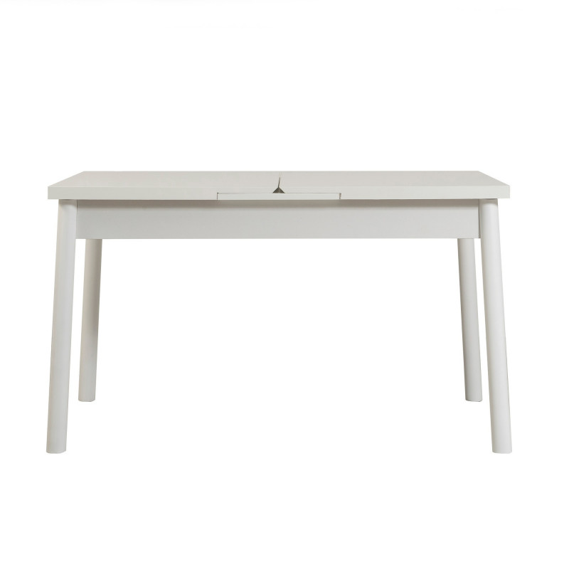 Mesa de comedor extensible Santiago Masa blanco Practica Hogar Mesa de comedor extensible Santiago Masa blanco Practica Hogar