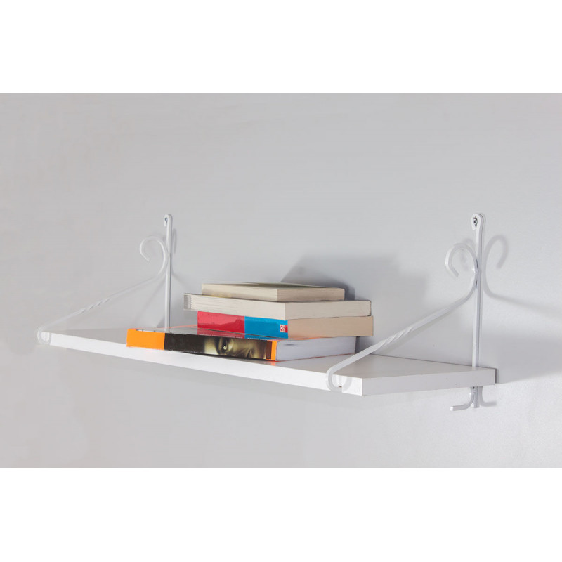 Estante de pared Seramoni blanco Practica Hogar Estante de pared Seramoni blanco Practica Hogar
