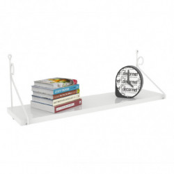 Estante de pared Seramoni blanco Practica Hogar