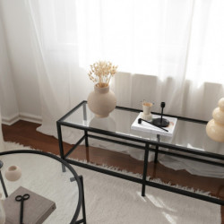 Mueble TV Basic TV500 negro mate Practica Hogar