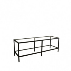 Mueble TV Basic TV500 negro mate Practica Hogar