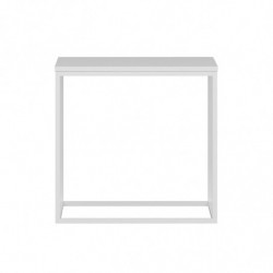 Mesa auxiliar Basak blanco Practica Hogar