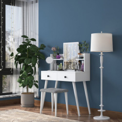 Tocador BJ102- 2235 blanco Practica Hogar