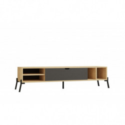 Mueble TV Ponza zafiro roble antracita Practica Hogar