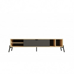 Mueble TV Ponza zafiro roble antracita Practica Hogar