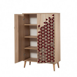 Mueble auxiliar MultiBox 122 sonoma roble Practica Hogar