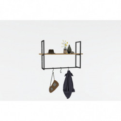 Estante de pared Able roble zafiro Practica Hogar