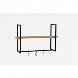 Estante de pared Able roble zafiro Practica Hogar