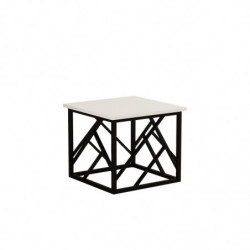 Mesa de centro WodaMetal metal blanco Practica Hogar