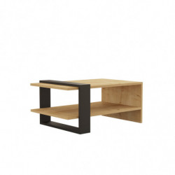 Mesa de centro Yonca roble antracita Practica Hogar