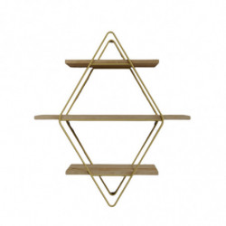 Estante de pared Bonn L2056 roble oro Practica Hogar