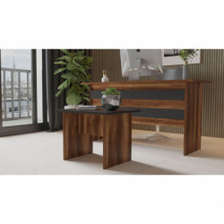 Mesa de centro Vario B antracita nogal Practica Hogar