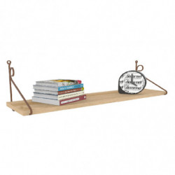 Estante de pared Seramoni roble Practica Hogar
