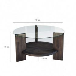 Mesa de centro Mondo antracita Practica Hogar