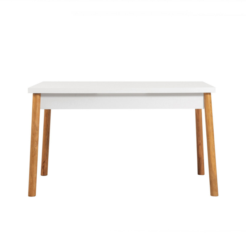 Mesa comedor Costa Masa pino atlántico blanco Practica Hogar Mesa comedor Costa Masa pino atlántico blanco Practica Hogar
