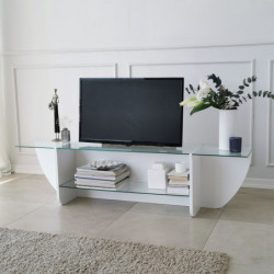 Mueble TV Lily blanco Practica Hogar