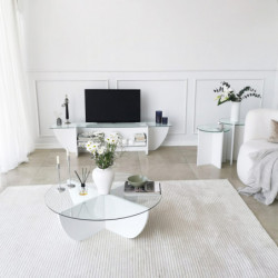 Mueble TV Lily blanco Practica Hogar