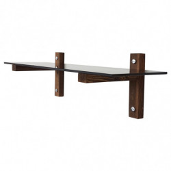 Estante de pared R101 humo nogal Practica Hogar