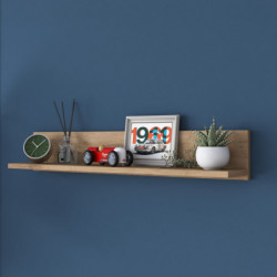 Estante de pared AE104-2669 nogal Practica Hogar