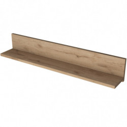Estante de pared AE104-2669 nogal Practica Hogar