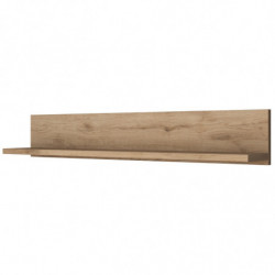 Estante de pared AE104-2669 nogal Practica Hogar