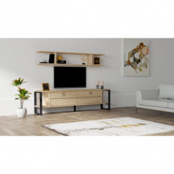 Mueble TV con estante Melis zafiro Practica Hogar