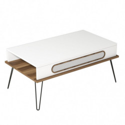 Mesa de centro Ekol blanco Practica Hogar