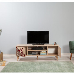 Mueble TV Truva-122 sonoma roble Practica Hogar