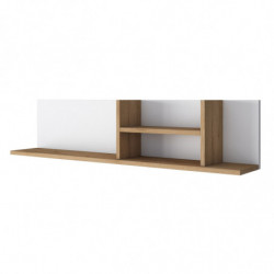 Estante de pared AE103-2641 nogal blanco Practica Hogar