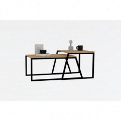 Mesa de centro Boyce roble negro Practica Hogar